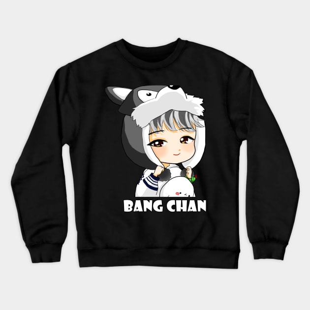 STRAY KIDS BANG CHAN CHIBI Crewneck Sweatshirt by LySaTee